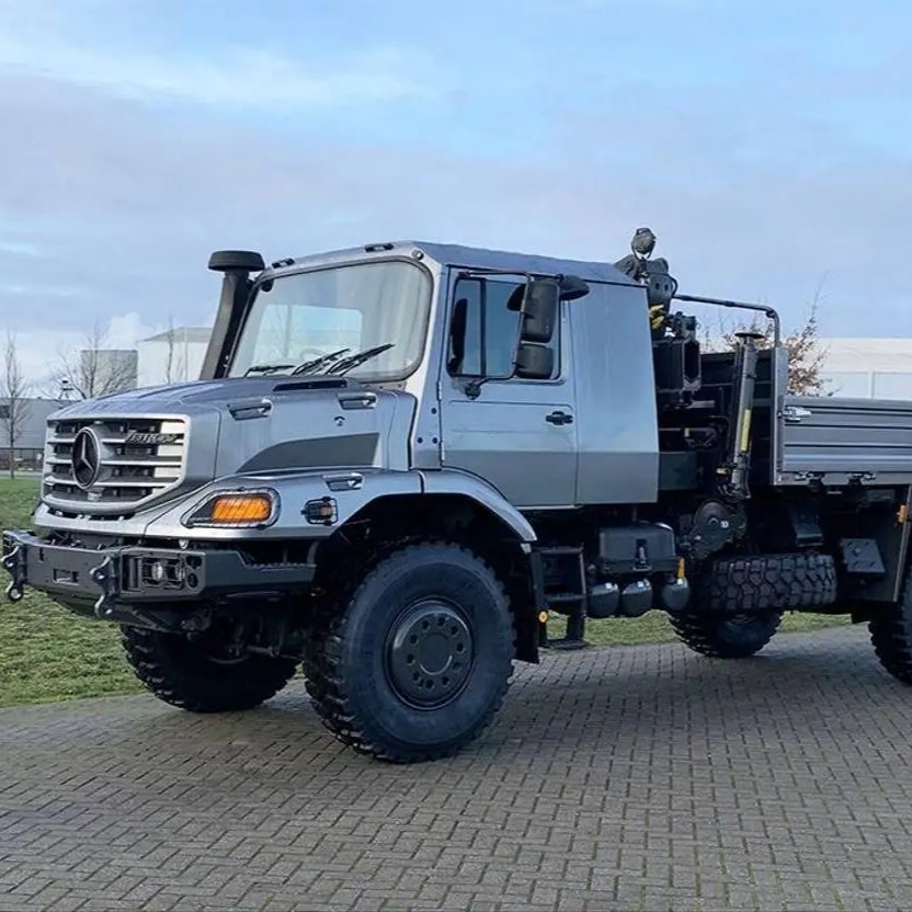 360 hp (265 KW) up to 510 hp (375 KW) in All-wheel Drive & Non All-wheel Drive Versions of Used Mercedes-Benz Zetros Truck 4sale